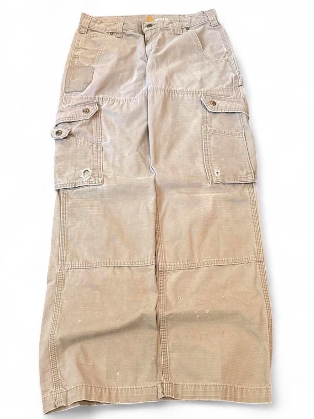Carhartt Cargo / Carpenter Tan Workwear / Outdoor Jeans